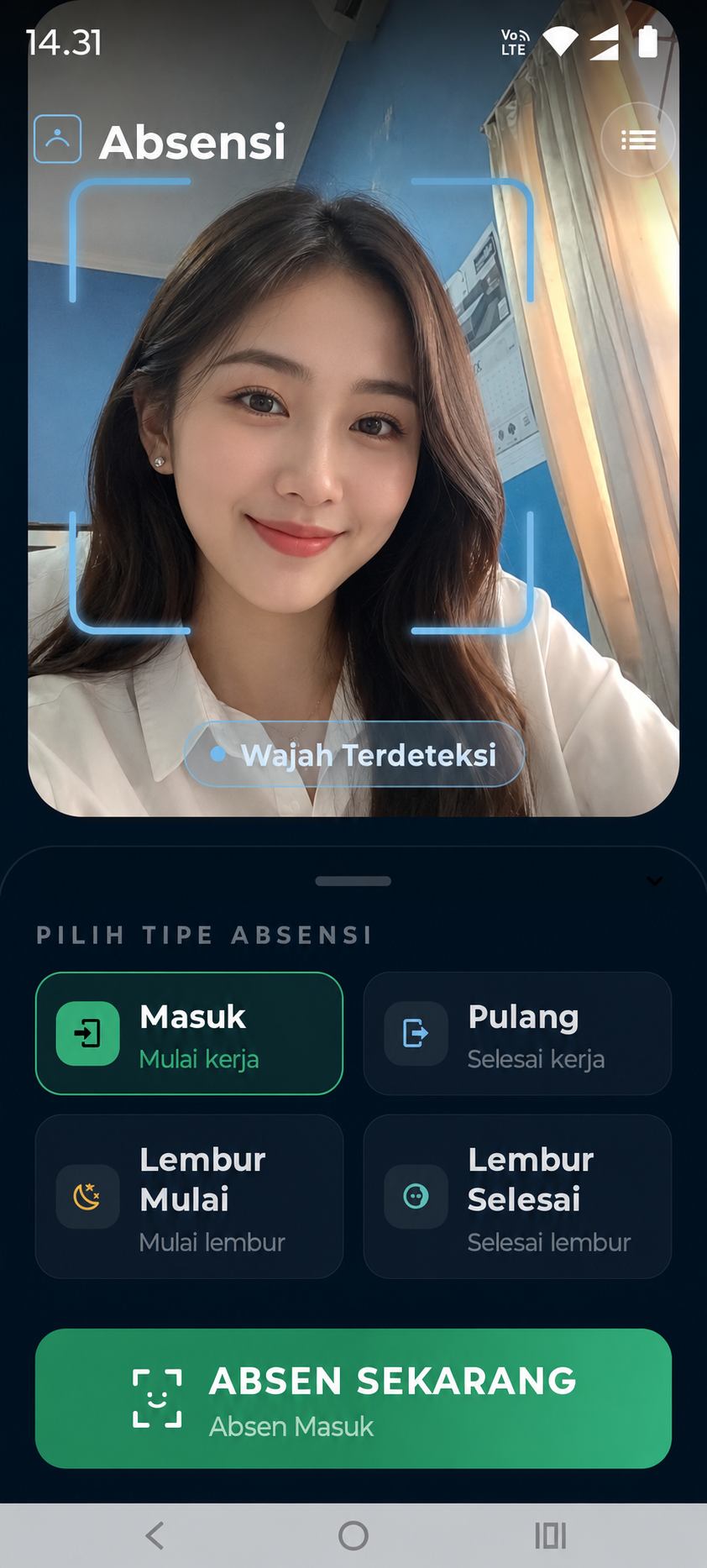 Aplikasi Absensi Wajah TenggaraDev